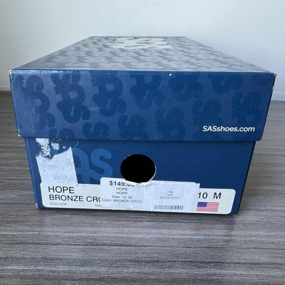 SAS Hope Slip On Loafer - Bronze Croc Size 10 M $145 - Picture 9 of 9